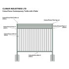 4 RAIL CAD DRAWING