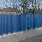 ColourFence Blue Plain Fence