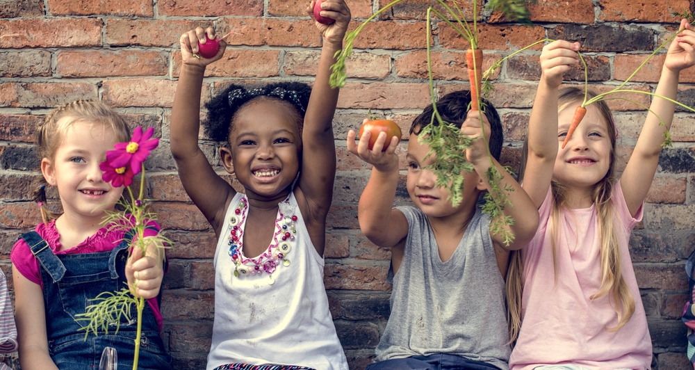 child-friendly garden