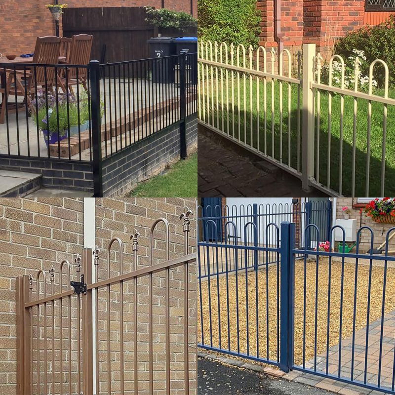 Steel Garden Railing | ColourRail by ColourFence