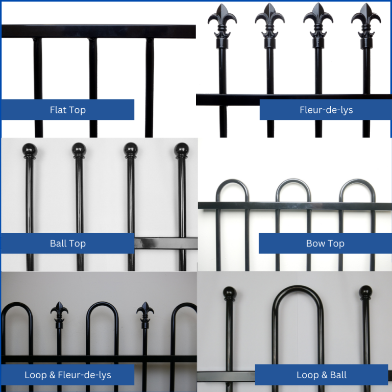 Steel Garden Railing | ColourRail by ColourFence