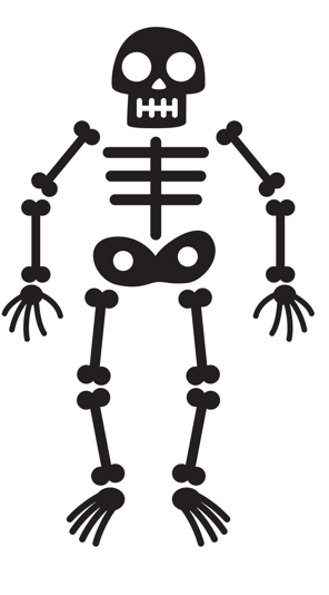 Halloween skeleton