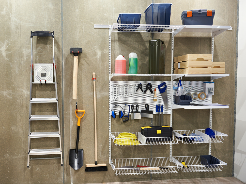 wire shelving for shed storage 